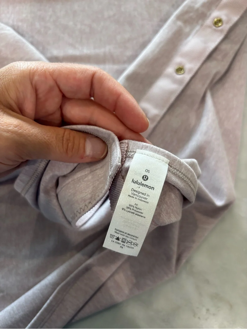 lululemon athletica vinyasa scarf Heathered Light Mauve